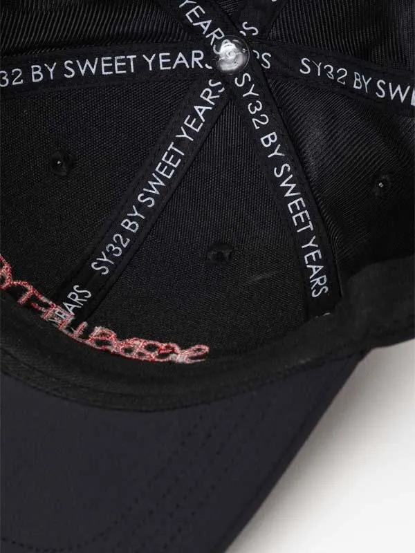 ����å� MINI HERRINGBONE EMB CAP BLACK SY32 by SWEET YEARS GOLF �����磻�����ƥ��ȥ��Х����������ȥ��䡼�������