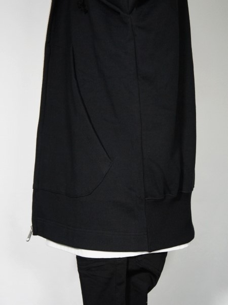 eofm��ZIP PARKA HOODED SWEAT SHIRT��BLACK�ڥ����ե��