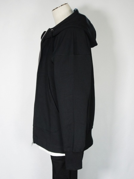 eofm��ZIP PARKA HOODED SWEAT SHIRT��BLACK�ڥ����ե��