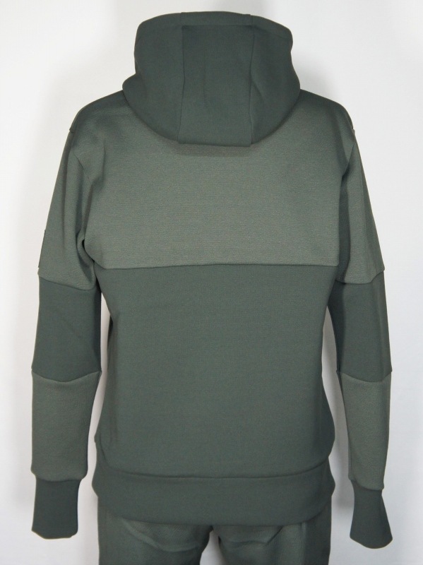 SY32 by SWEET YEARS��TWO FACE KNIT HOODIE��KHAKI