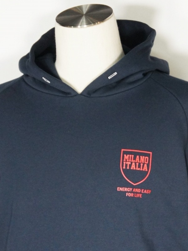 SY32 by SWEET YEARS��SHIELD LOGO P/O HOODIE��NAVY
