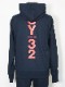 SY32 by SWEET YEARS��SHIELD LOGO P/O HOODIE��NAVY