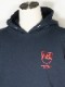 SY32 by SWEET YEARS��SHIELD LOGO P/O HOODIE��NAVY
