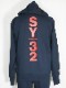 SY32 by SWEET YEARS��SHIELD LOGO P/O HOODIE��NAVY