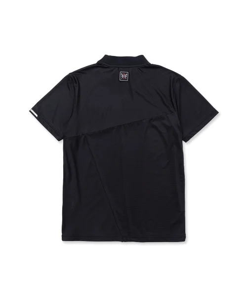 ��å��ͥå������ RECYCLE JQ PIN PANEL BORDER MOCK BLACK SY32 by SWEET YEARS GOLF �����磻�����ƥ��ȥ��Х����������ȥ��䡼�������