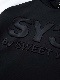 P/Oաǥ DOUBLE KNIT EMBOSS GEOMETRY P/O HOODIE BLACKWHITE SY32 by SWEET YEARS 磻ƥȥХȥ䡼