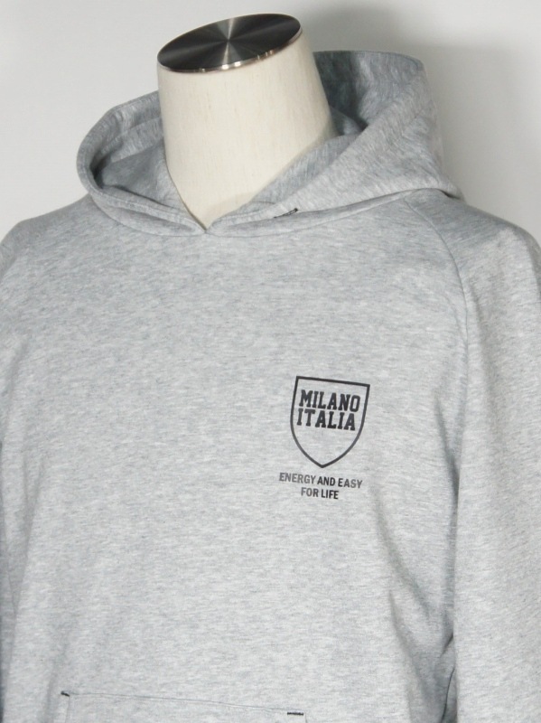 SY32 by SWEET YEARS��SHIELD LOGO P/O HOODIE��GRAY