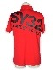 50%OFF SY32 by SWEET YEARSACTIVE BACK PRINT ZIP POLO SHIRTSRED