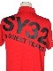 50%OFF SY32 by SWEET YEARSACTIVE BACK PRINT ZIP POLO SHIRTSRED