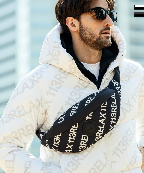 �����ѥǥåɥܥǥ��Хå� 1PIU1UGUALE3 RELAX BLACK��WHITE ���Υԥ����Υ���������ȥ� ���å���