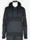 SY32 by SWEET YEARS��TWO FACE KNIT HOODIE��BLACK
