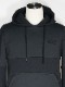 SY32 by SWEET YEARS��TWO FACE KNIT HOODIE��BLACK