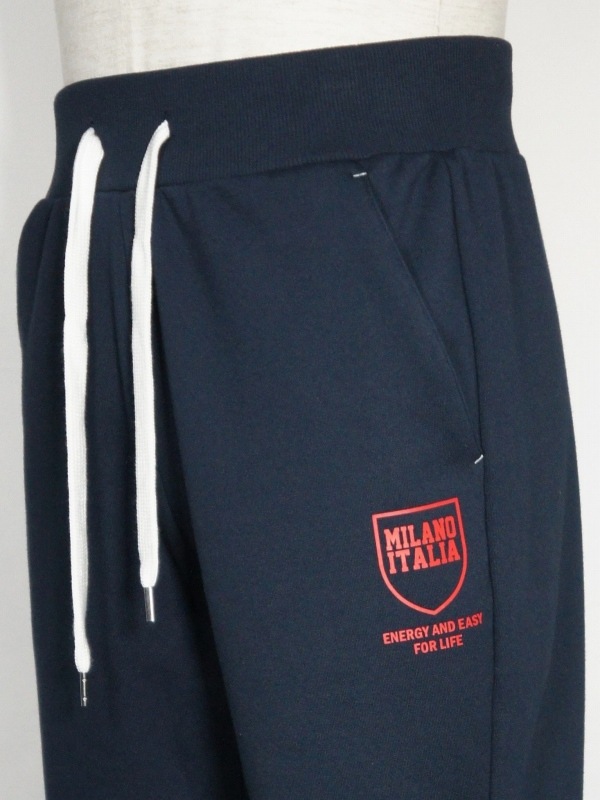 SY32 by SWEET YEARS��SHIELD LOGO SWEAT PANTS��NAVY