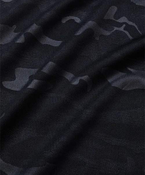 �ݥ������ CAMO EMBOSS COLLAR SHIRTS BLACK SY32 by SWEET YEARS GOLF �����磻�����ƥ��ȥ��Х����������ȥ��䡼�������