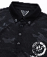 �ݥ������ CAMO EMBOSS COLLAR SHIRTS BLACK SY32 by SWEET YEARS GOLF �����磻�����ƥ��ȥ��Х����������ȥ��䡼�������
