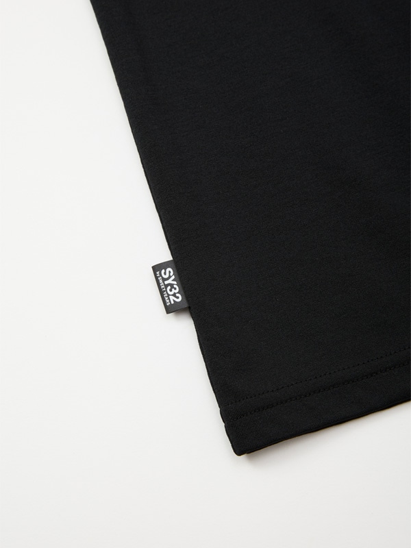 HEART PATTERN BOX LOGO L/S TEE BLACK SY32 by SWEET YEARS �����磻�����ƥ��ȥ��Х����������ȥ��䡼��