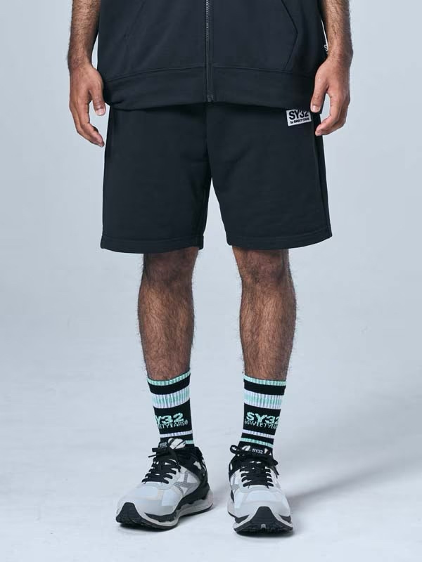 ���硼�ȥѥ�� BASIC BOX LOGO SHORT PANTS BLACK SY32 by SWEET YEARS �����磻�����ƥ��ȥ��Х����������ȥ��䡼��