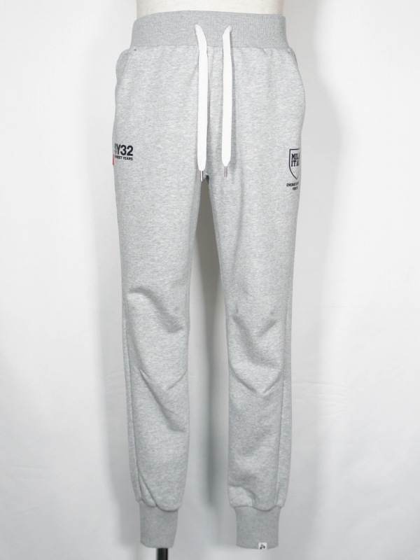 SY32 by SWEET YEARS��SHIELD LOGO SWEAT PANTS��GRAY
