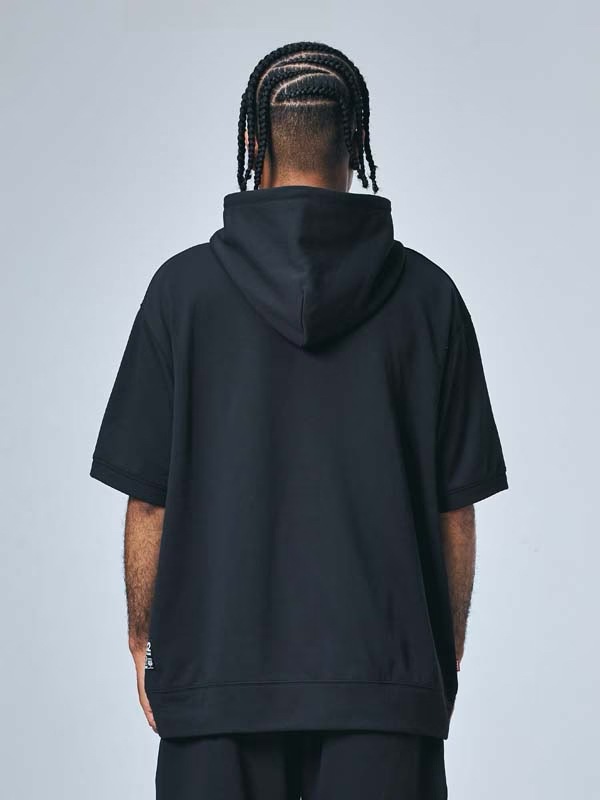 Ⱦµ�ա��ǥ��� BASIC BOX LOGO S/S ZIP HOODIE BLACK SY32 by SWEET YEARS �����磻�����ƥ��ȥ��Х����������ȥ��䡼��