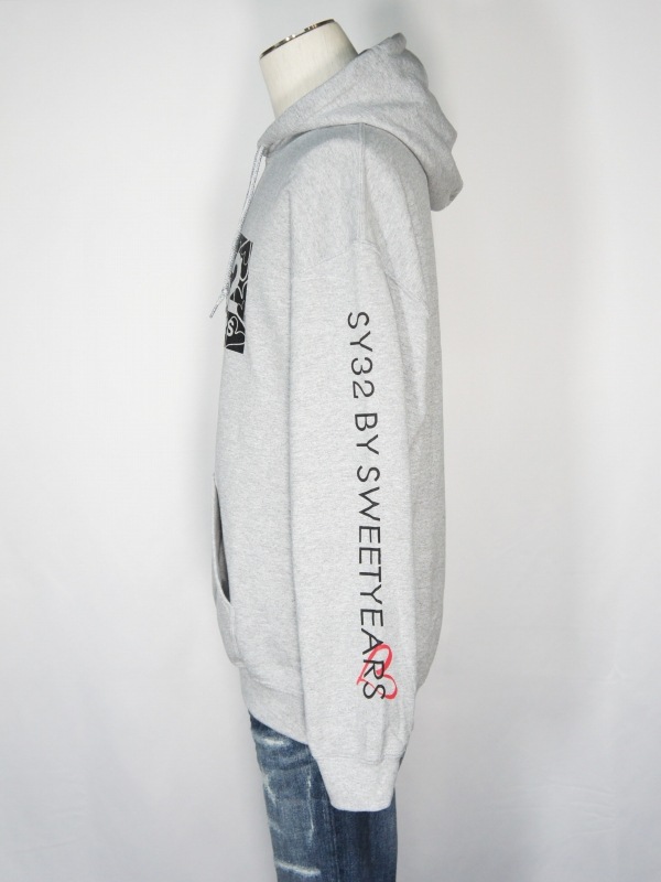 SY32 by SWEET YEARS��HEART BOX LOGO P/O HOODIE-10056J��GRAY / SY32 by SWEET YEARS/�����磻�����ƥ����ȥ����Х������������ȥ��䡼�������:14,300��