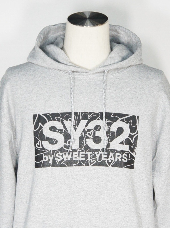 SY32 by SWEET YEARS��HEART BOX LOGO P/O HOODIE-10056J��GRAY / SY32 by SWEET YEARS/�����磻�����ƥ����ȥ����Х������������ȥ��䡼�������:14,300��