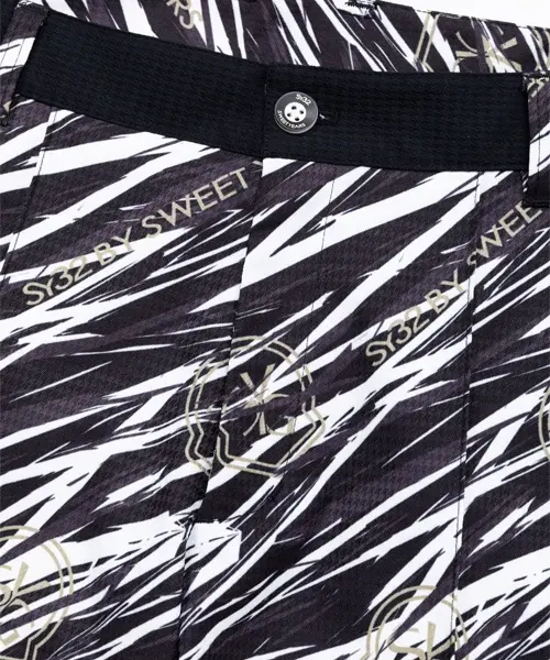 硼ȥѥ DRY STRETCH CHIDORI GRAPHIC SHORTS BLACK SY32 by SWEET YEARS GOLF 磻ƥȥХȥ䡼