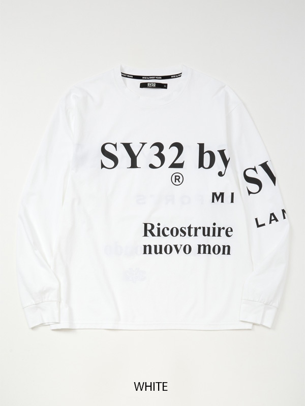 10%OFF NEW SEPARATE GRAPHIC L/S TEE  WHITE SY32 by SWEET YEARS �����磻�����ƥ��ȥ��Х����������ȥ��䡼��