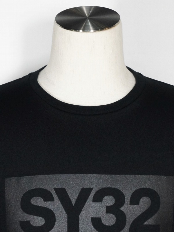 ĹµT����� BOX LOGO L/S TEE BLACK��BLACK SY32 by SWEET YEARS