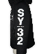 SY32 by SWEET YEARS��SHIELD LOGO INSURATION JKT��BLACK