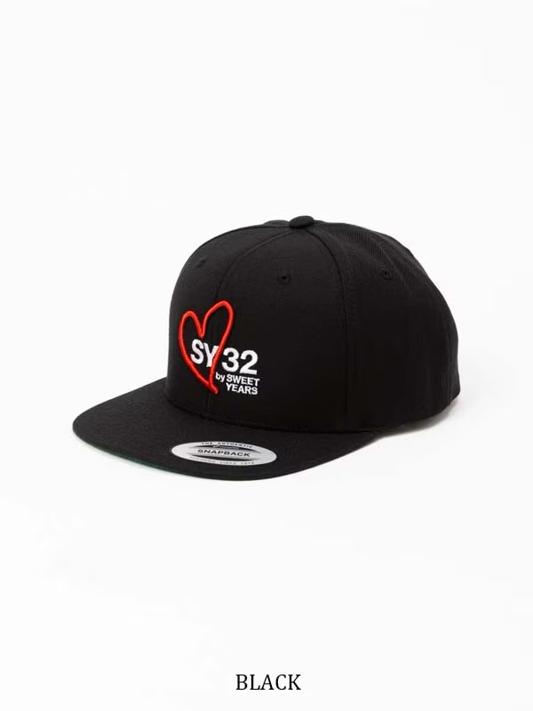 ���ʥåץ���å� HEART MIX LOGO SNAPBACK CAP BLACK SY32 by SWEET YEARS �����磻�����ƥ��ȥ��Х����������ȥ��䡼��