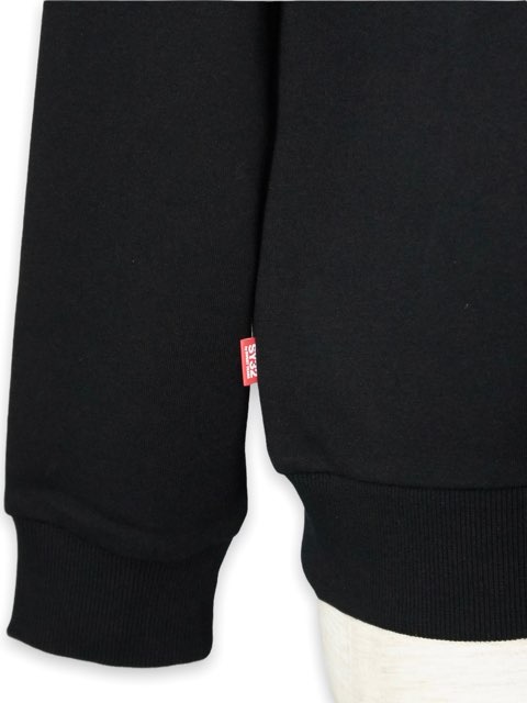 SY32 by SWEET YEARS��SHIELD LOGO P/O CREW��BLACK