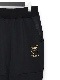 ���祬���ѥ�� DOUBLE KNIT EMBOSS CAMO SHIELD LOGO PANTS BLACK��GOLD SY32 by SWEET YEARS �����磻�����ƥ����ȥ��Х����������ȥ��䡼��