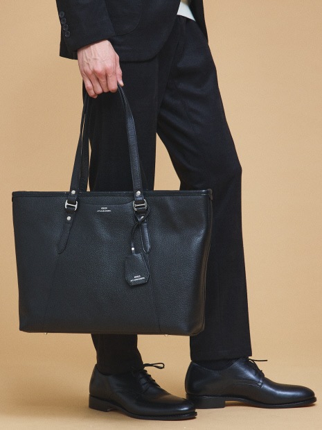 alfredo BANNISTER バニスター　グレインレザートートバッグ alfredoBANNISTER｜【SEEKER 別注】グレインレザー トート