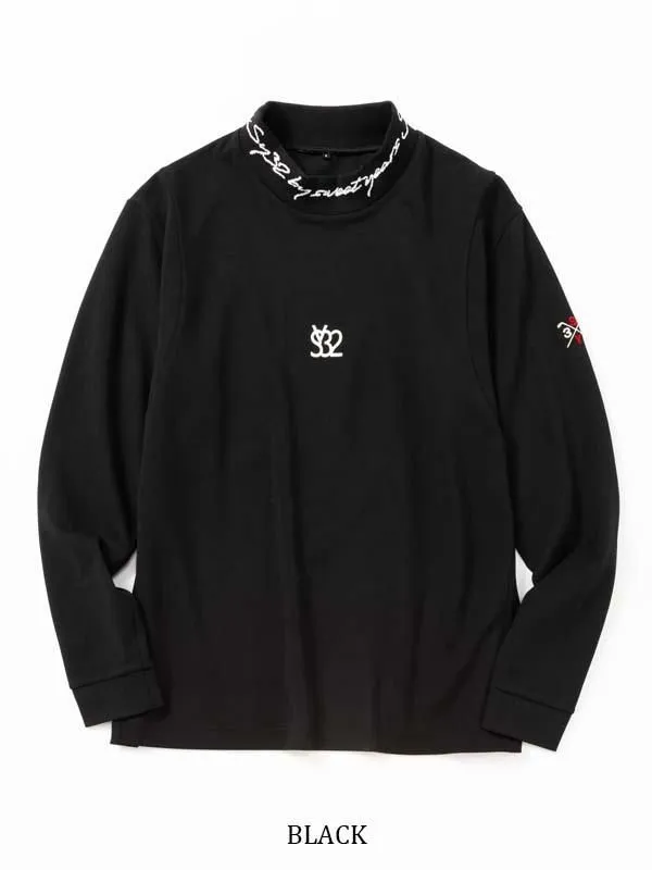 ��å��ͥå������ MODAL STRETCH MILANO MOCK NECK MEN'S BLACK SY32 by SWEET YEARS GOLF