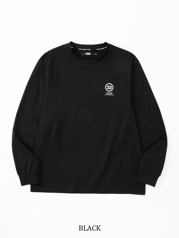 ĹµT����� 32 BACK PRINT L/S TEE BLACK SY32 by SWEET YEARS �����磻�����ƥ��ȥ��Х����������ȥ��䡼��