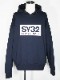 SY32 by SWEET YEARS��BOX LOGO BIG SILHOUETTE HOODIE��NAVY