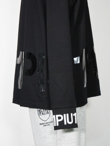 1PIU1UGUALE3 RELAX�֥磻�ɥͥå�����ĹµT����ġ�BLACK