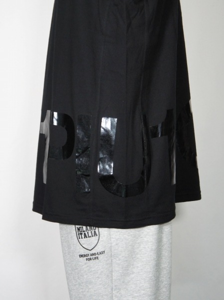 1PIU1UGUALE3 RELAX�֥磻�ɥͥå�����ĹµT����ġ�BLACK
