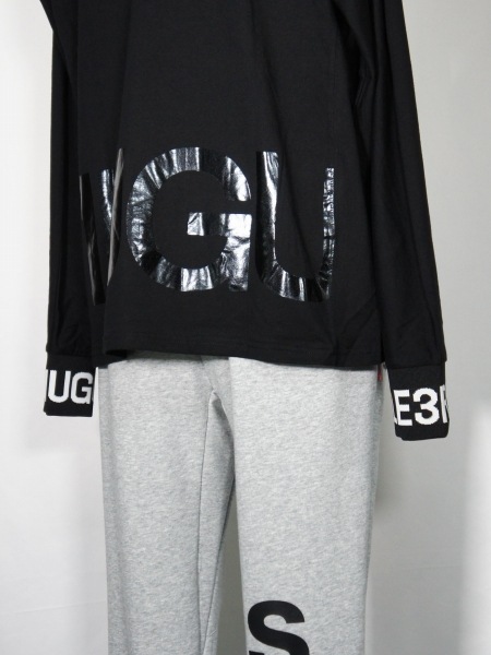 1PIU1UGUALE3 RELAX�֥磻�ɥͥå�����ĹµT����ġ�BLACK