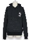 PO�ա��ǥ��� DOUBLE KNIT EMBOSS CAMO SHIELD LOGOP/O HOODIE BLACK��WHITE SY32 by SWEET YEARS �����磻�����ƥ��ȥ��Х����������ȥ��䡼��