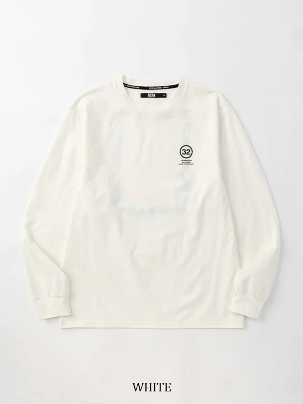 ĹµT����� 32 BACK PRINT L/S TEE WHITE SY32 by SWEET YEARS �����磻�����ƥ��ȥ��Х����������ȥ��䡼��