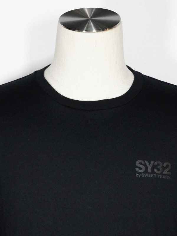 SY32 by SWEET YEARS��ARM LOGO L/S TEE��BLACK��BLACK�ڥ����磻�����ƥ��ȥ��Х����������ȥ��䡼��������T���֥�å��ߥ֥�å���