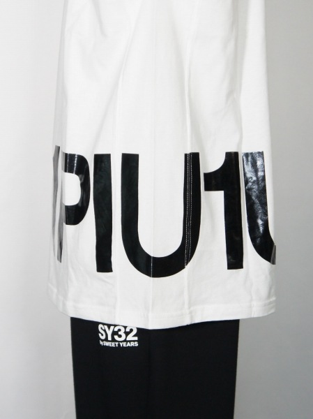 1PIU1UGUALE3 RELAX�֥磻�ɥͥå�����ĹµT����ġ�WHITE�ڥ��Υԥ����Υ���������ȥ� ���å�����