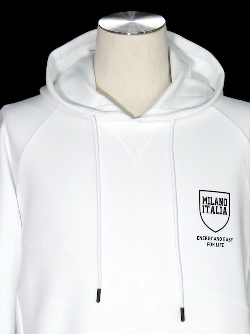 PO�ա��ǥ��� DOUBLE KNIT EMBOSS CAMO SHIELD LOGOP/O HOODIE WHITE SY32 by SWEET YEARS �����磻�����ƥ��ȥ��Х����������ȥ��䡼��