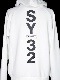 PO�ա��ǥ��� DOUBLE KNIT EMBOSS CAMO SHIELD LOGOP/O HOODIE WHITE SY32 by SWEET YEARS �����磻�����ƥ��ȥ��Х����������ȥ��䡼��