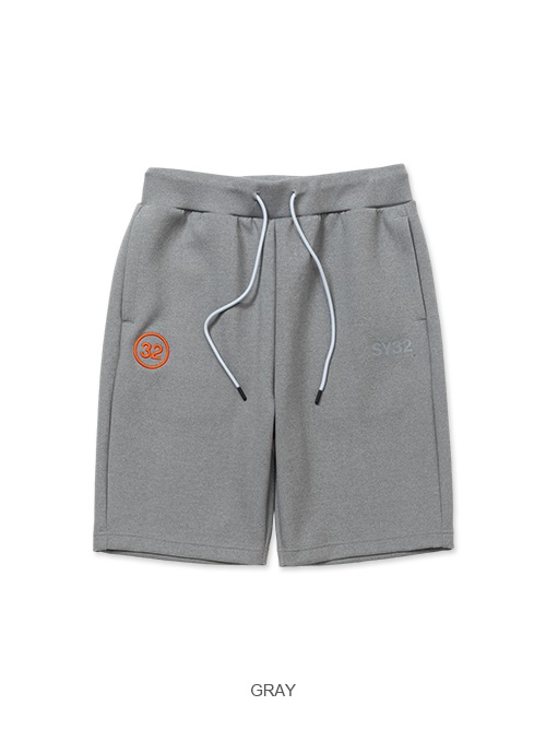 10%OFF ���硼�ȥѥ�� DOUBLE KNIT EMBROIDERY LOGO SHORT PANTS GRAY SY32 by SWEET YEARS �����磻�����ƥ����ȥ��Х����������ȥ��䡼��