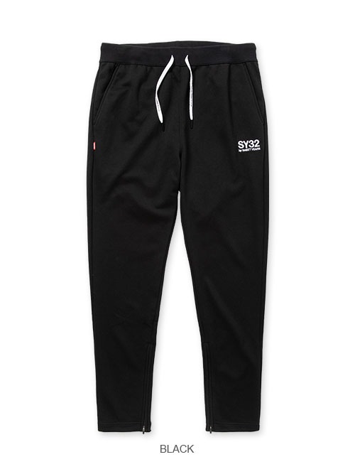 SY32 by SWEET YEARSBASIC SWEAT ZIP PANTSBLACK