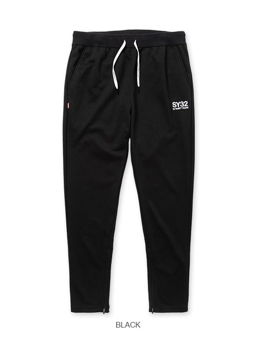 SY32 by SWEET YEARSBASIC SWEAT ZIP PANTSBLACK