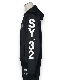 ZIP�ա��ǥ��� DOUBLE KNIT EMBOSS CAMO SHIELD LOGO ZIP HOODIE BLACK��WHITE SY32 by SWEET YEARS �����磻�����ƥ��ȥ��Х����������ȥ��䡼��