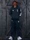 ZIP�ա��ǥ��� DOUBLE KNIT EMBOSS CAMO SHIELD LOGO ZIP HOODIE BLACK��WHITE SY32 by SWEET YEARS �����磻�����ƥ��ȥ��Х����������ȥ��䡼��